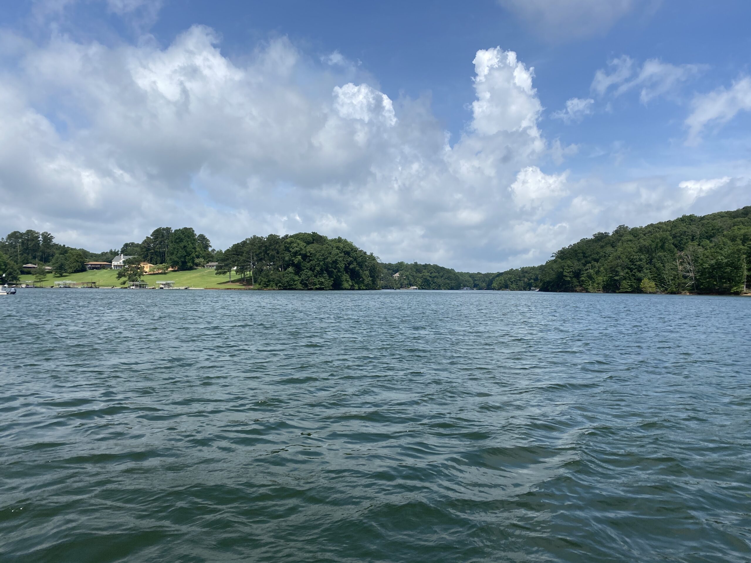 lake lanier clear skies